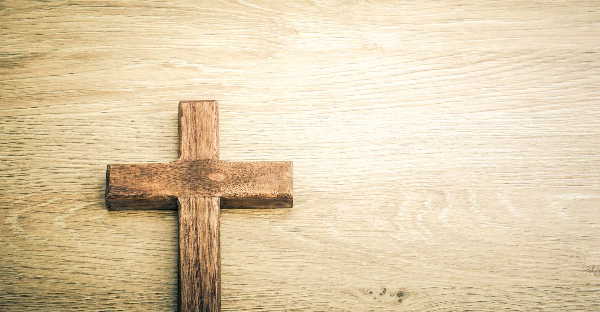 cross on wood table cross on wood table